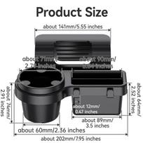Car Cup Stand Phone Holder Mount Tray Side Door Window Storage  Pocket Hanging Storage Rack With Auto Interior Accessories juoda