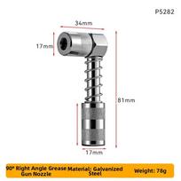 Galvanized Carbon Steel 90 Degree Grease Coupler Adapter Compatible With Most Manual Grease For Various Equipment China Mainland
