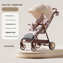 Lightweight Foldable Baby Stroller 4-Wheel Walker Cart ruda
