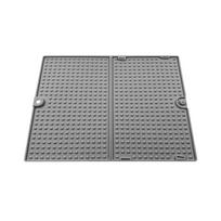 Silicone Dish Drying Mats Rectangular Heat Insulation Pad Kitchen Drain Pad  Tableware pilka