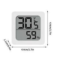 Mini Hygrometer Indoor Temperature Humidity Meter LCD Display for Home Office Room Wall Mount Desktop Gauge balta