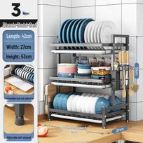 Carbon Steel Countertop Dish Drying Rack