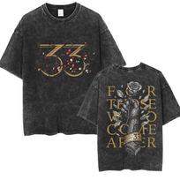 Expedition 33 for Those Who Come After Print T Shirt Game Clair Obscur Vintage Washed Aesthetic Tshirts Mens Women 100 Cotton S