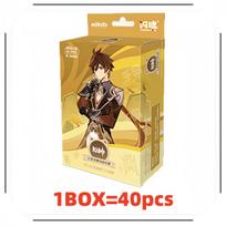 Genshin Impact Seven Saints Summon Battle Cards Phase 1, 2, 3 Preassembled Packs Genshin Impact Merchandise Game Cards Boy Gift