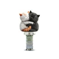 Automobilio prietaisų skydelio dekoracijos Purtyklės Katės Bobblehead Automobilio Dekoracijos Mielos Automobilio Interjero Puošmenos Biurui/Stalui 1