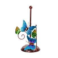 One-handed Tear Butterfly Paper Towel Holder Freestanding Standing Toilet Paper Holder  Kitchen ruda