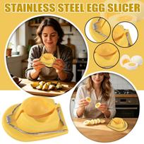 Stainless Egg for Hard-Boiled Eggs, Multi-Function Kitchen Tool One Size geltona
