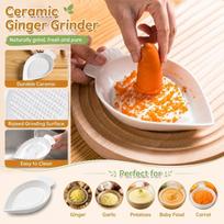 Ceramic Manual Garlic Grinder and Food Masher for Baby Food one size balta
