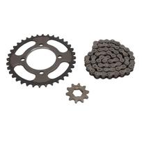 420 Chain Sprocket Set 10T Front Sprocket Engine Sprocket Set Drive Chain Set  for Motorcycles 420 Sprocket Set