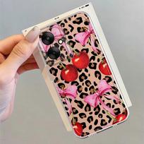 Leopard-patterned Cherry Case for Xiaomi Poco X3 Pro X3 NFC Soft Phone Cover Poco X3 NFC