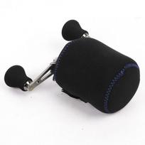 Compact Baitcasting Reel Bag for Rods and Drums Black