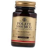 Folatas, metafolinas, folatas 1000, Solgar 120 skirtukas (36313094) 60tab