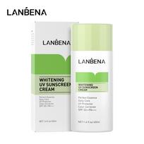 LANBENA Dviejų spalvų bazinis kremas nuo saulės, 40 ml 40ml žalia