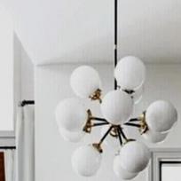 Gorgeous Mid Century Galaxy Chandelier , Mid Century Sputnik Pendant Lamp Sputni