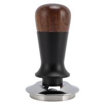 Coffee Tamper Spring Loaded Stainless Steel Walnut Coffee Press Tool for Coffee Making 51mm / 2.01in