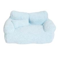 Minkšta ir patogi mažo šuns lova, tinkanti visais metų laikais, šilta ir apgalvota didelė kačių lova, sofa naminiams gyvūnėliams, reikmenys augintiniams, didelė šunų lova S mėlyna