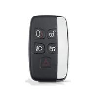 5 Button Keyless Option Remote Car Key Fob Case for Land Rover & Jaguar white