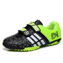 Football shoes children lightweight youth Velcro primary school students long nails broken nails flat bottom low-top sports shoes training shoes 28
