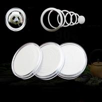 10 vnt. 45 mm skaidrūs apvalūs dėklai monetoms laikyti laikiklis apvalus plastikas 10 pc