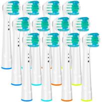 12Pcs Standard Replacement Toothbrush Heads for Oral B Electric Toothbrush Replacement Brush Heads KTY 12Pcs Toothbrush Heads