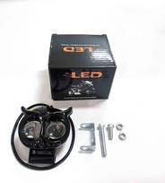 Motorcycles Led Headlight spotlight Car Dual Color Owl Fog Light for car Scooter Auxiliary Lamp motorcycle Accessories lights 1pc balta