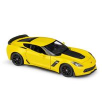 WELLY 1/24 Chevrolet Corvette Z06 2017 Lydinio Sportinio Automobilio Modelis Metalinis Lenktyninio Automobilio Modelis Simuliacinis Kolekcionavimas Vaikų Žaislai Dovana raudona