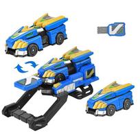 Mini Force V Rangers transformuojami kardai žaislai su garsu ir šviesa veiksmo figūrėlės Mini Force X Transformuojamas ryklys ginklas Dinzauras žaislas black
