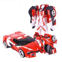 Didelė užsienio versija Tobot transformuojamas robotas į automobilį žaislai Korėjos animacinis filmas broliai anime Tobot deformuojamas automobilis buldozeris žaislai red