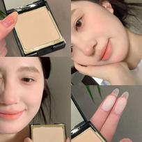 PINKYFOCUS Shimmering Long-Lasting Oil Control Setting Powder Foundation 10g gray