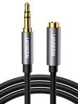 UGREEN Audio Extension Earphone Extension AUX Headphone Sound Quality 24K Compatible with MP3 and 3M 3.5mm Cable, 3-Pole/TRS Cord, Extension, Hi-Fi