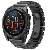 26mm Metal Titanium Band for Garmin Watch Fenix 8 7X Pro 6X Enduro 3 Luxury Rubber Wriststrap For Garmin Tactix 7Pro Instinct 2X 26mm