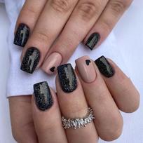 Long Square False Nails French Press on Nails Fashion Fake Nials  Women Girls W1111