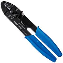 HOZAN Crimping Tool bare and insulated crimp with crimping screw and stripper for automotive maintenance P-704 (for terminals) pliers, cutter, mėlyna