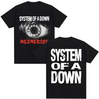 Rock Band System of A Down Mezmerize Music Album Tshirts Men Women Hip Hop Gothic Vintage T Shirts Oversized Cotton Casual Tees 2XL