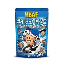HBAF Cookies & Cream Almond (Sweet & Crunchy White Chocolate) 120g 120g x 1pack