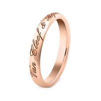 Van Cleef & Arpels Tendrement serijos Signature vestuvinis žiedas 18K aukso žiedas Unisex žiedai Rožinio aukso VCARP5MT00 Box,Warranty Not Included,50