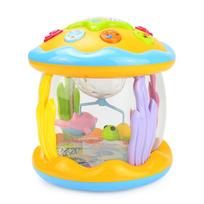 Untimaty Baby Toys 6 to 12 Months - Ocean Rotating Baby Musical Toys 9 12 18 Months Light Up Sensory Toys for 1 2 Year Old Girls Crawling Learning