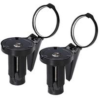 2pcs Bike Rear View Mirror Mini Collapsible Handlebar Mount Safe Rearview Mirror For Bike