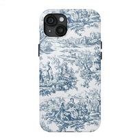 Clmj Prabangus Vintažinis Rankomis Pieštas Telefono dėklas iPhone 16 15 14 13 12 11 X XS XR XSMAX 7 8 Pro Max Plus Dvigubo Sluoksnio Dangtelis iPhone 11 gray