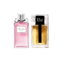 Dior Miss Dior Rose N'Roses Eau de Toilette And Dior Homme Eau de Toilette Set 50ml + 50ml