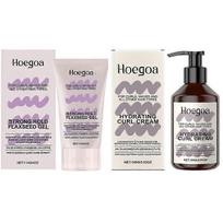 Curls Strong Hold Gel + Hydrating Curl Cream Set, Long-lasting Extra Strong Scrunch Gel for Defined Curls, Curl Cream for Smooth & Defined Curls