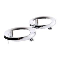 1 Pair Front Fog Light Rings Cover Caps Trim Replacement Fog Lamp Cover Trim 57731SC000 Auto Part for Forester 2009-2013 1