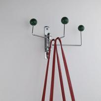 Retro sieninis kabliukas Kūrybingos kremės spalvos metalinis drabužių ir kepurių laikiklis Stovas Vonios kambario organizatorius Namų vaikų kambario darželio dekoravimo kabliukai žalia