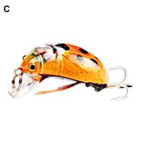 3.8cm/4.1g Floating Fishing Bait 3D Minnow Bait Color Anti Corrosion Eyes Bright Fishing Accessory C