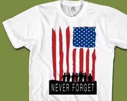 Remember the Fallen Shirt: Patriotic Memorial Day Tee L