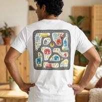 Dad's Back Race Track Shirt, Interactive Toddler Play, Car Race Gift XL