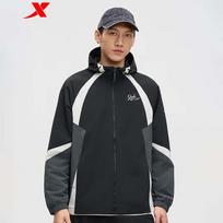 XTEP Men's Hooded Windbreaker Jacket L