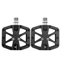 BXT Ultra-Light 3 Bearing Pedals Road/MTB Carbon Fiber Axle Tube Bike Pedal High Lubrication Widened Cycling 3 Sealed Bearing