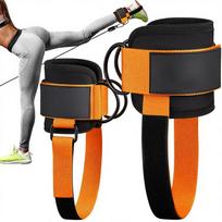 Longmen Frame Leg Training Hip Strength Fitness Training Foot Rings Leg Buckles Ankle Straps Tension Rope Accessories Foot Rings oranžinė