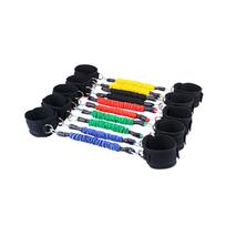 20lb-60lb Leg Strength Training Fitness Exercise Resistance Band Tube Yoga Pilates Split Leg Tension Rope with Ankle Strap 6*11*35cm juoda